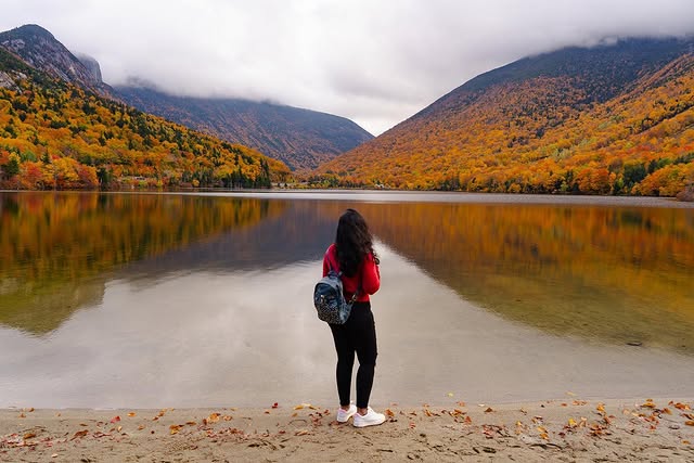 Echo Lake, Franconia Notch: Instagram photo