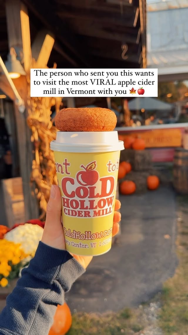 Cold Hollow Cider Mill: Instagram photo
