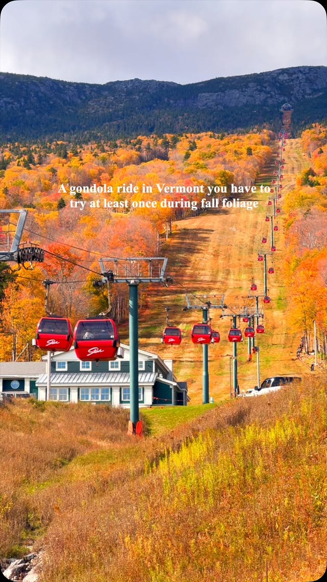 Stowe Gondola SkyRide: Instagram photo