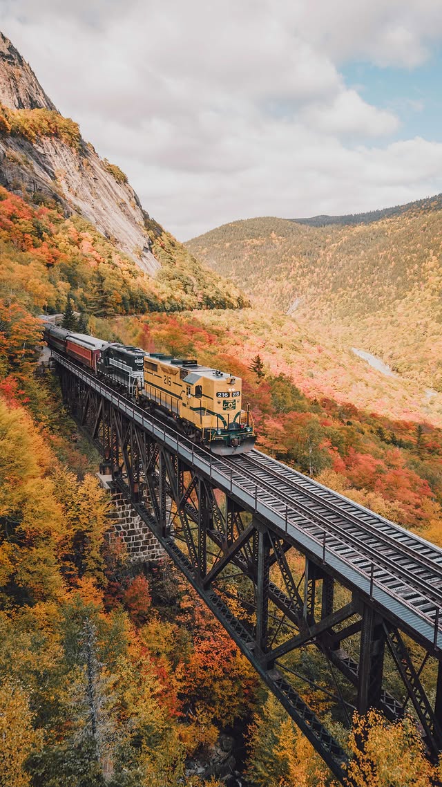 Conway Scenic Railroad: Valley Train: Instagram reel